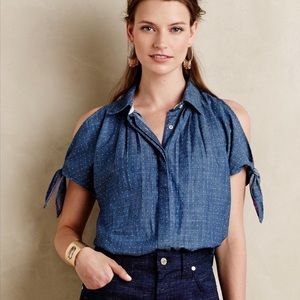 🍃ANTHROPOLOGIE HOLDING HORSES SHIRT/BLOUSE🍃